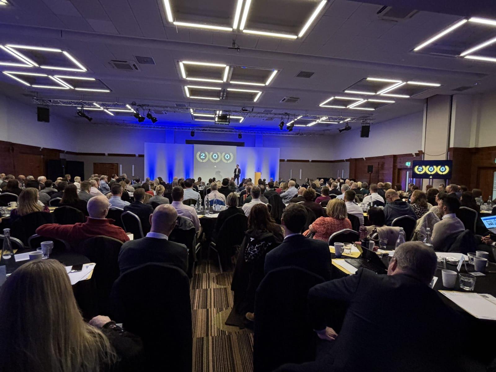 Full conference audience at a Steve Ingham keynote