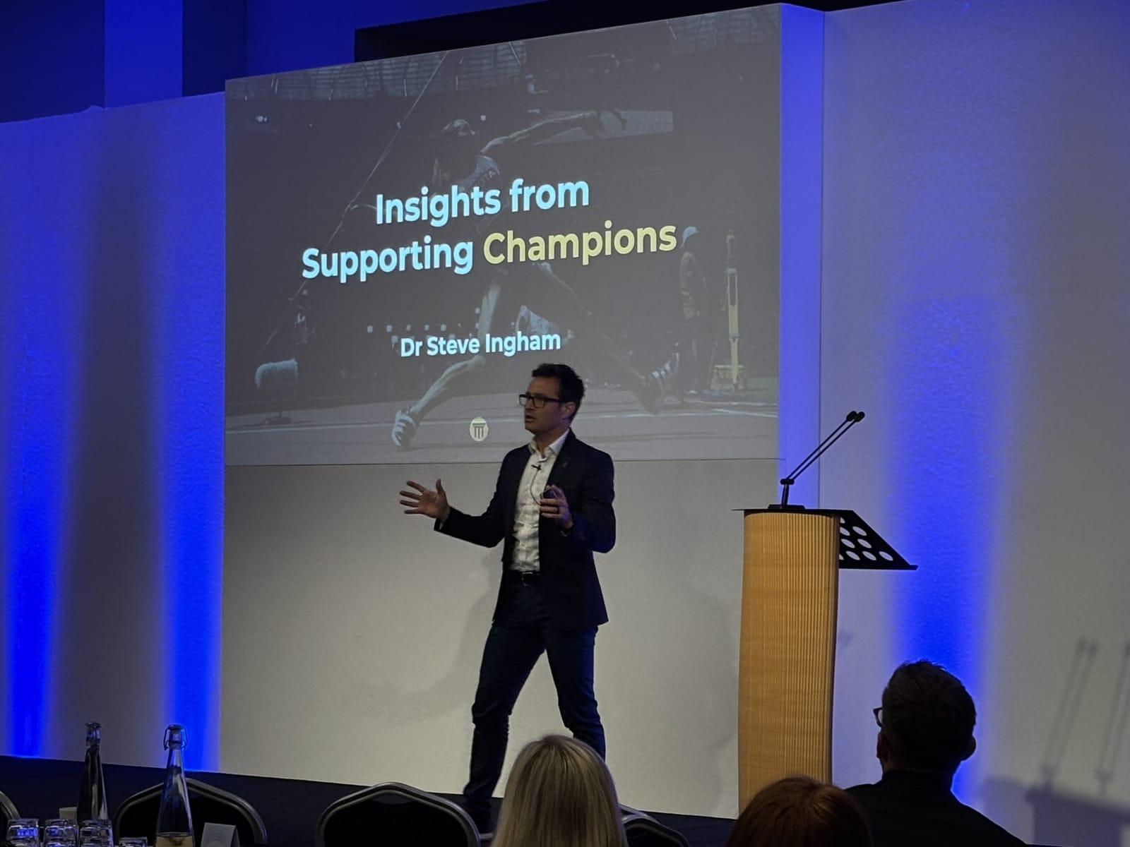 Steve Ingham keynote — 'Insights from Supporting Champions'