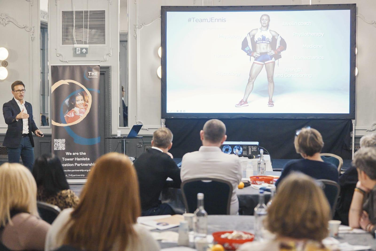 Steve Ingham keynote — The Partnership 2025, with Jessica Ennis-Hill on screen